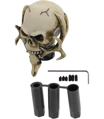 Amazon.co.jp: 頭蓋骨 ガイコツ スカル シフトノブ ジョッキーシフト